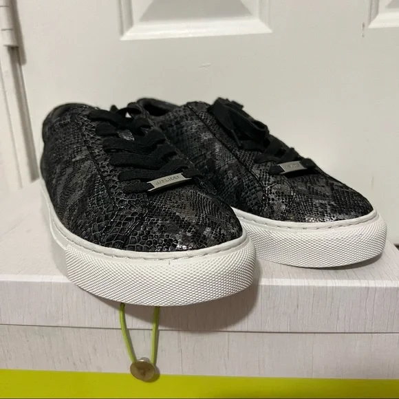 LAST CHANCE ⚫️ NWOT J/SLIDES 6.5 Metallic Sneakers ⚫️ - Picture 2 of 6